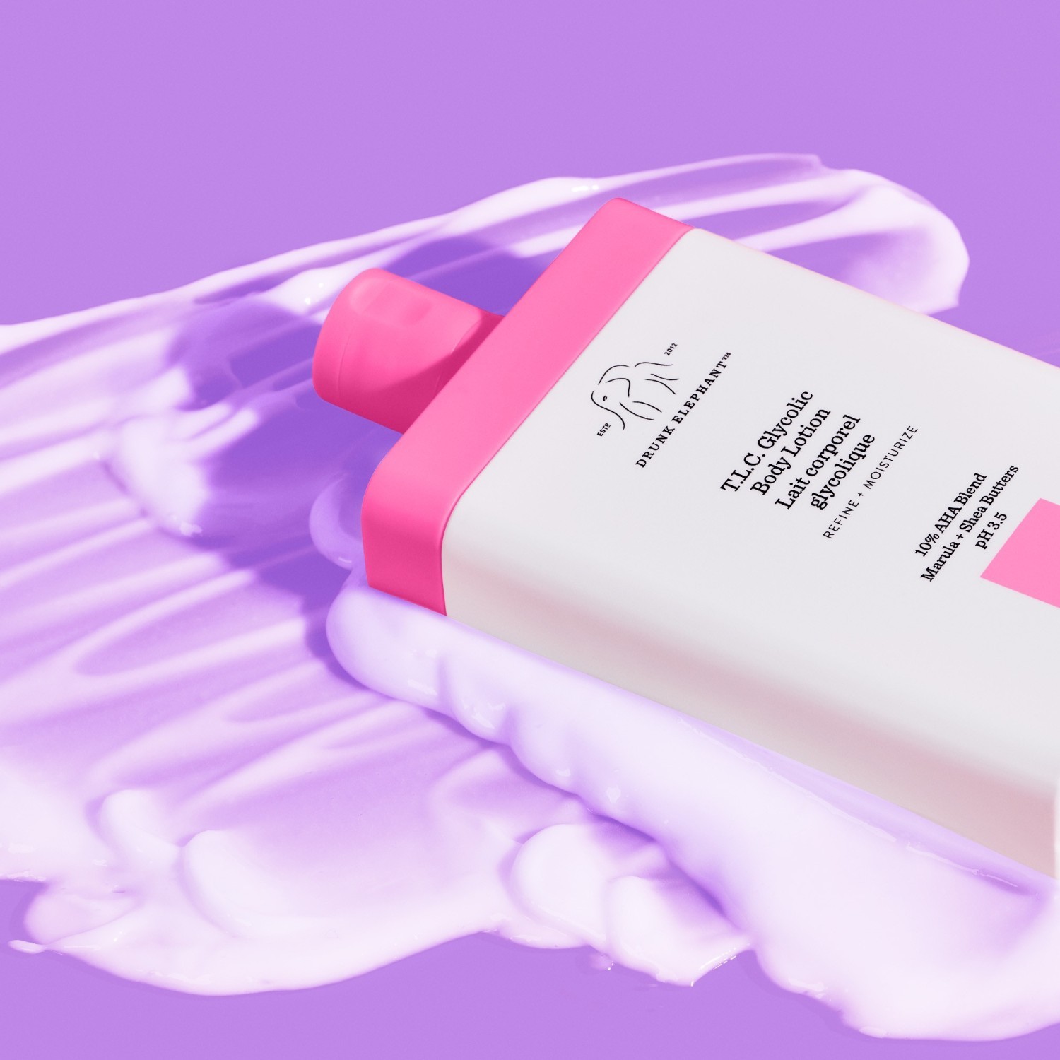 „Drunk Elephant“ kūno losjonas TLC glikolio kūno losjonas – 240 ml