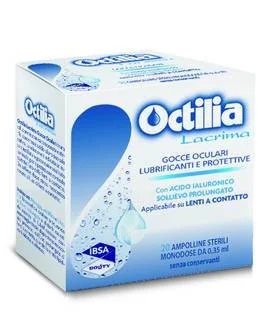 OCTILIA Octilia oogdruppels, 20 wegwerpflacons met hydraterende en beschermende eigenschappen.