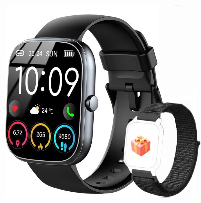 Smartwatch for Men and Women compatible with Samsung, iPhone, and Android, 1.85