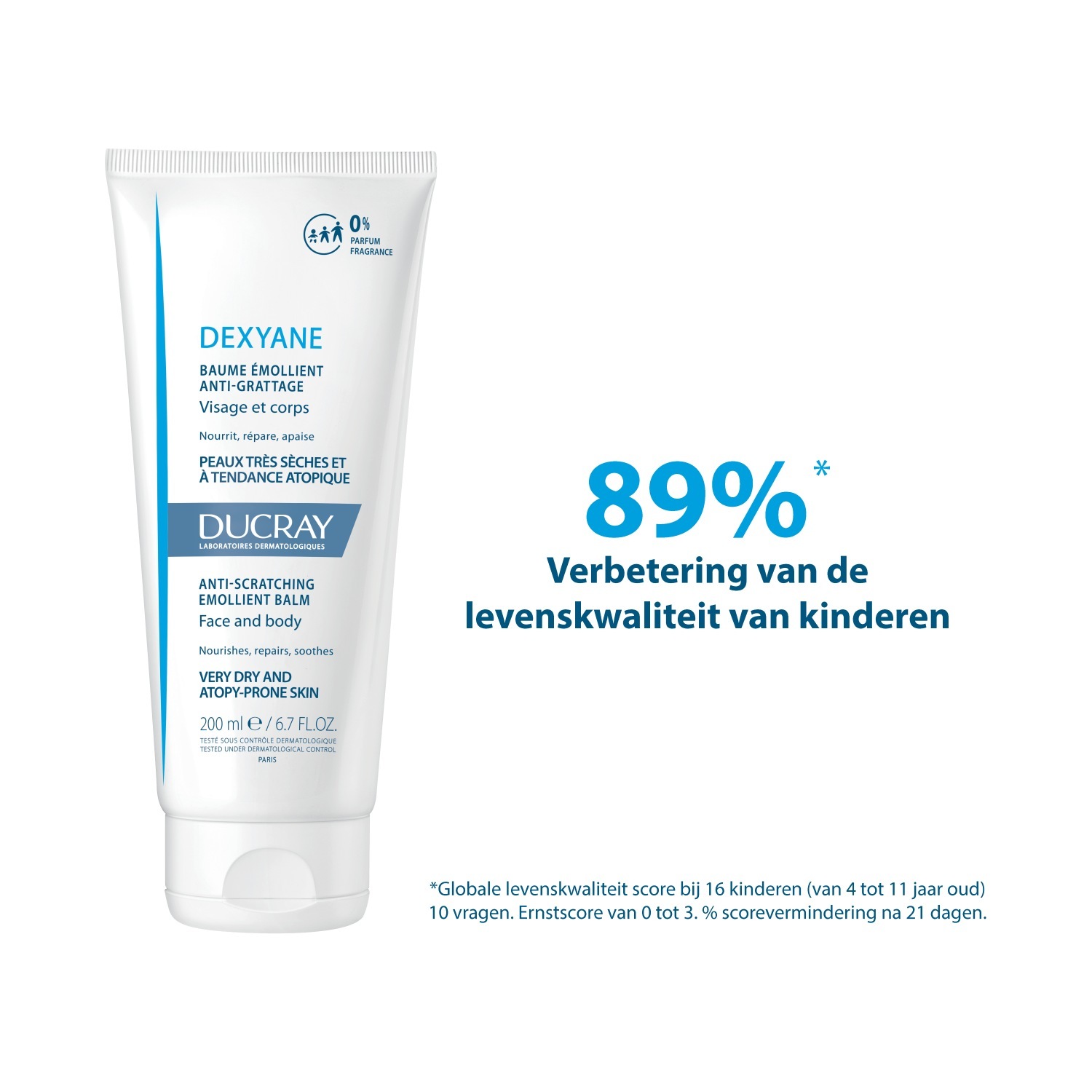 „Ducray Anti-Itch Care DEXYANE“ balzamas nuo įbrėžimų, 200 ml