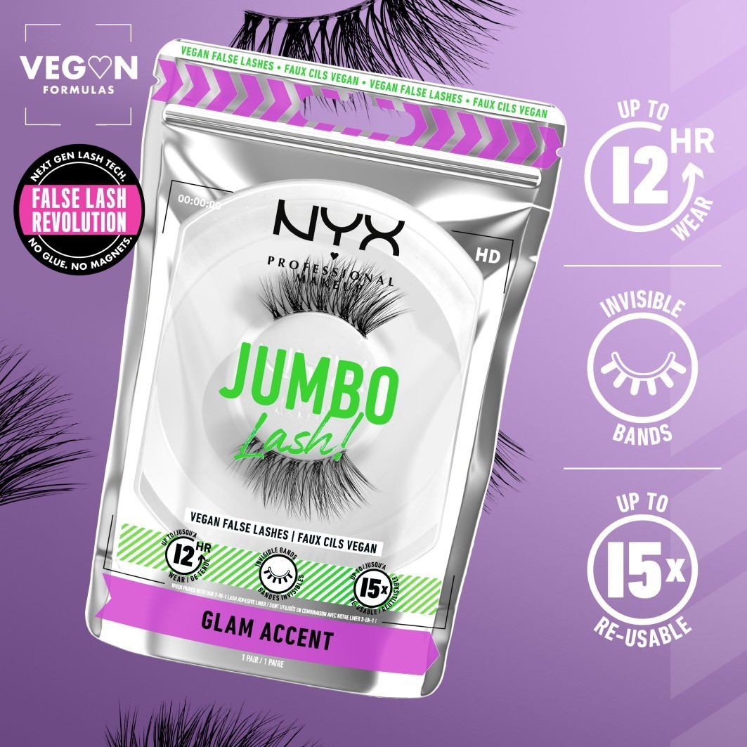 NYX Professional Makeup blakstienų rietiklis Jumbo Lash! - 1 vnt.