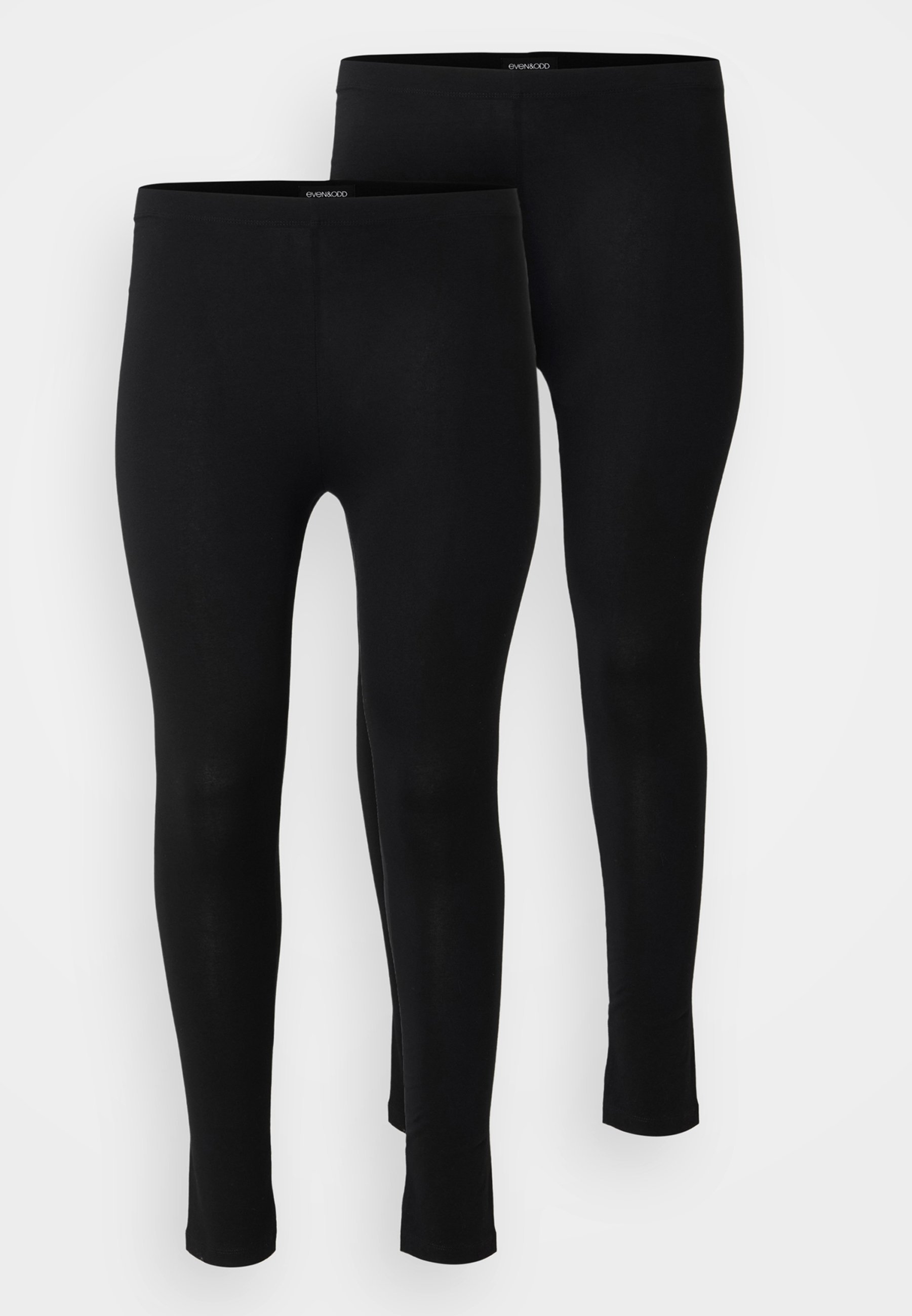 Even&Odd Curvy Confezione da 2 - Leggings - Pantaloni - neri