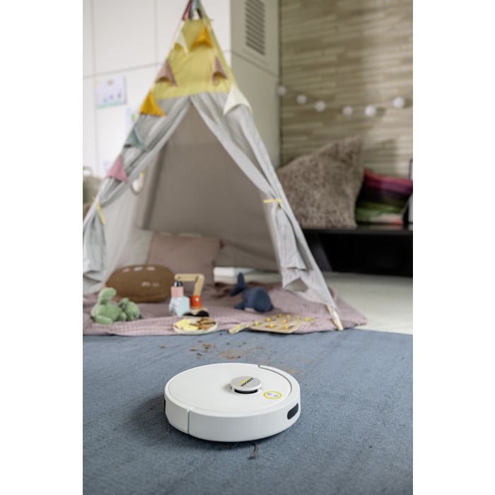 Robot aspirador y fregador KARCHER RVC 3 - 15000 PA - Conectado - Navegación LiDAR - 130 min