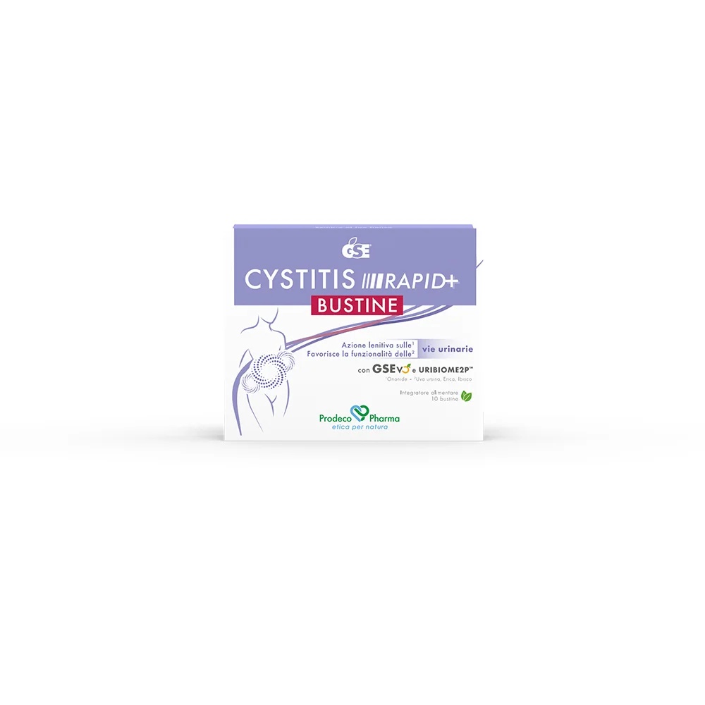 GSE Gse Cystitis Rapid+ 10 sachets voor de gezondheid van de urinewegen