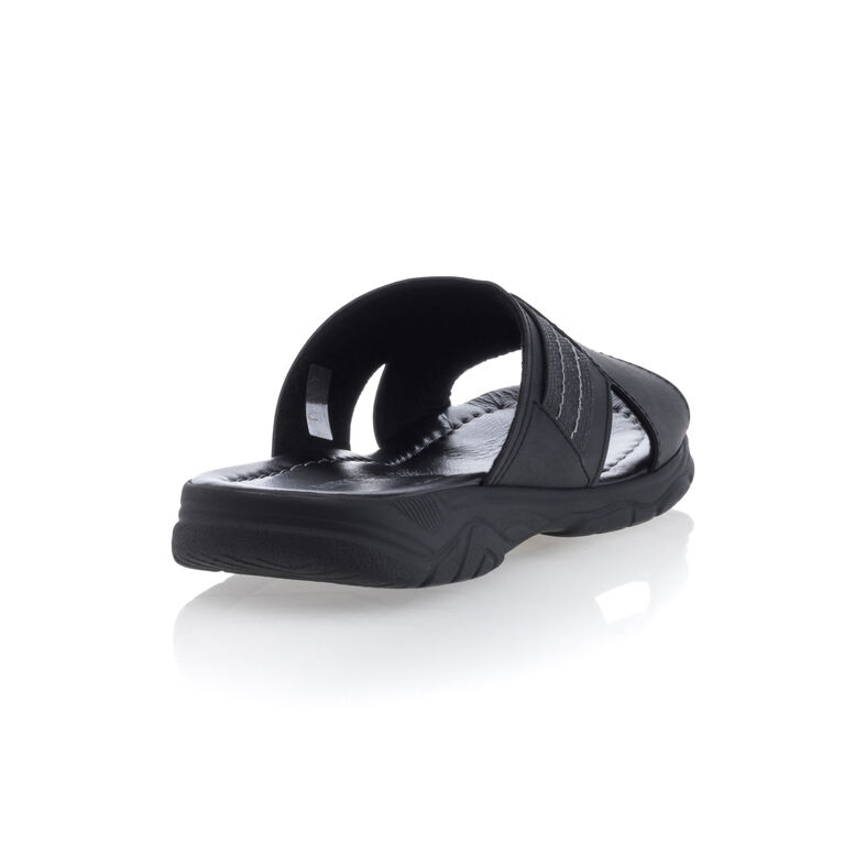  Sandalias negras para hombre / Zapatos de punta abierta