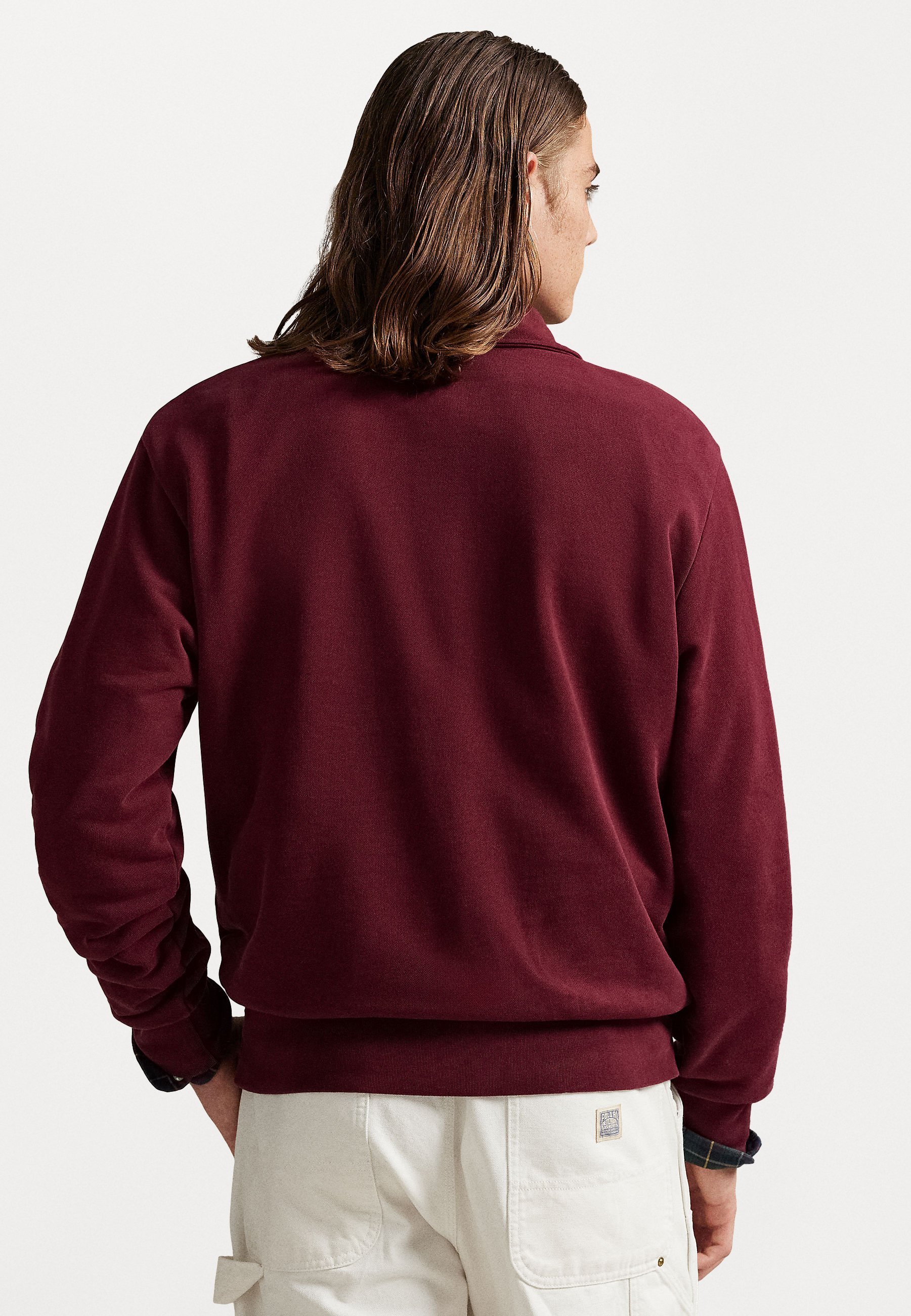 Polo Ralph Lauren LOOPBACK COLLARED SWEATSHIRT - Genser - blackPolo Ralph Lauren
