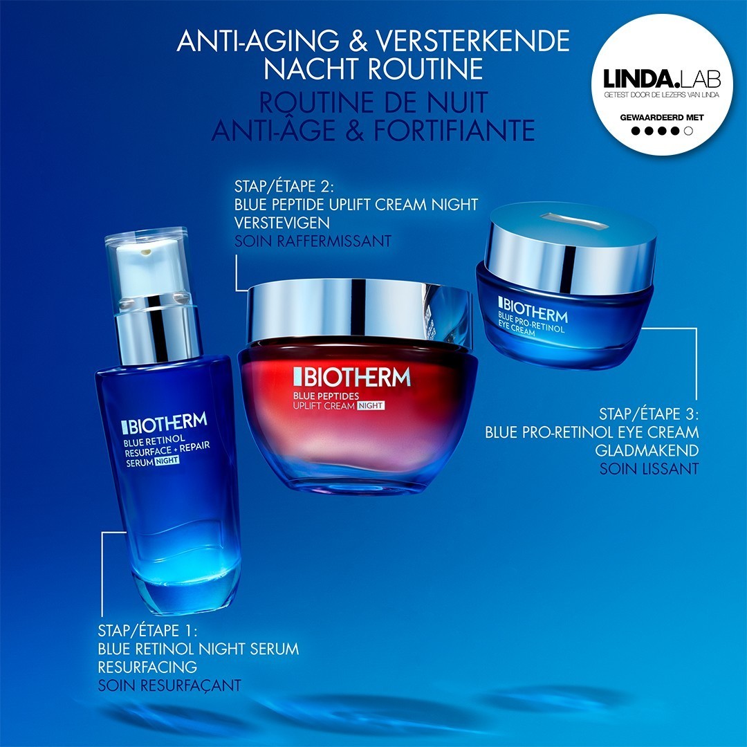 Biotherm noćna krema s plavim peptidima za lifting učinak – 50 ml