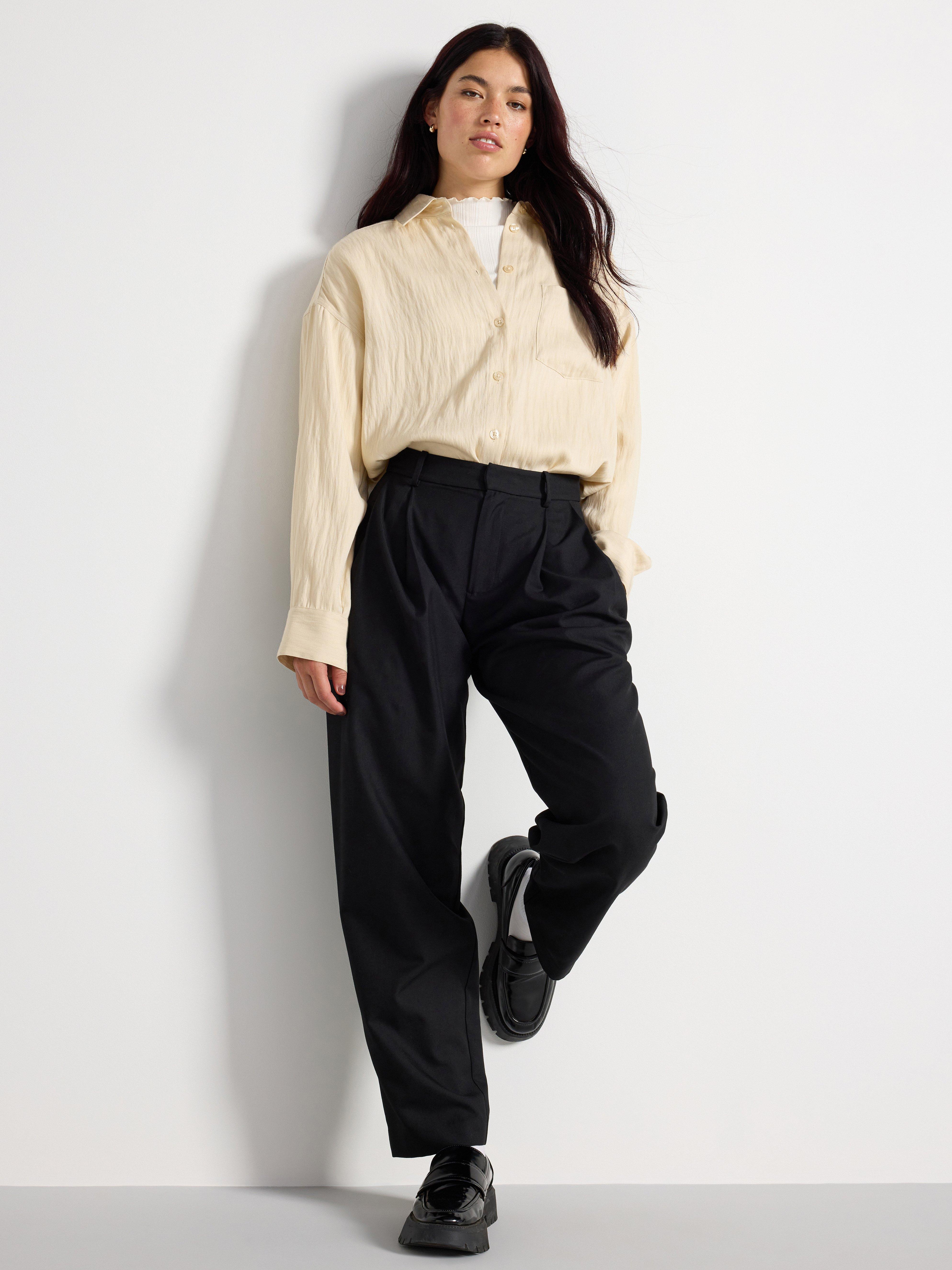 Vida tapered byxor Black
