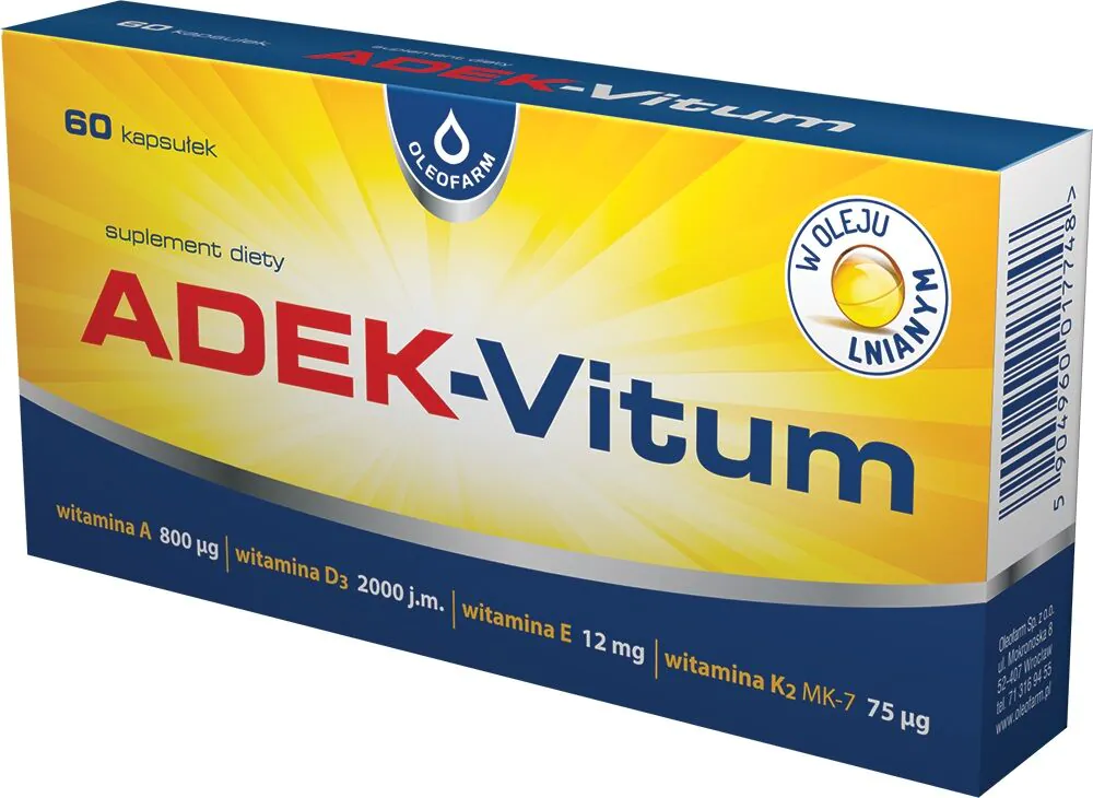 ADEK-Vitum, Zestaw witamin, Kapsułki