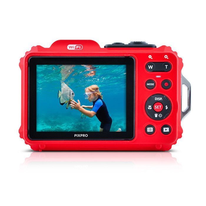 Câmera compacta à prova d'água Kodak Pixpro WPZ2, vermelha - 0819900014020