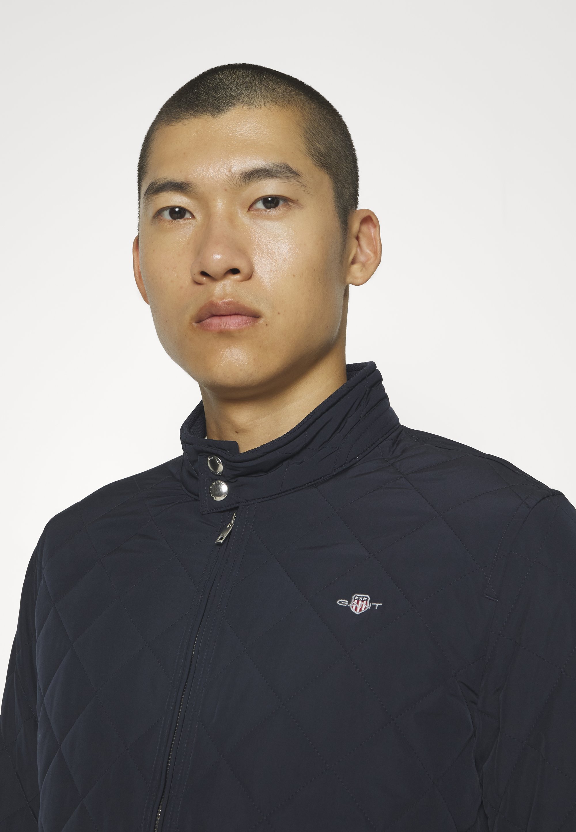 GANT GIACCA A VENTO TRAPUNTATA - Giacca leggera - blu sera
