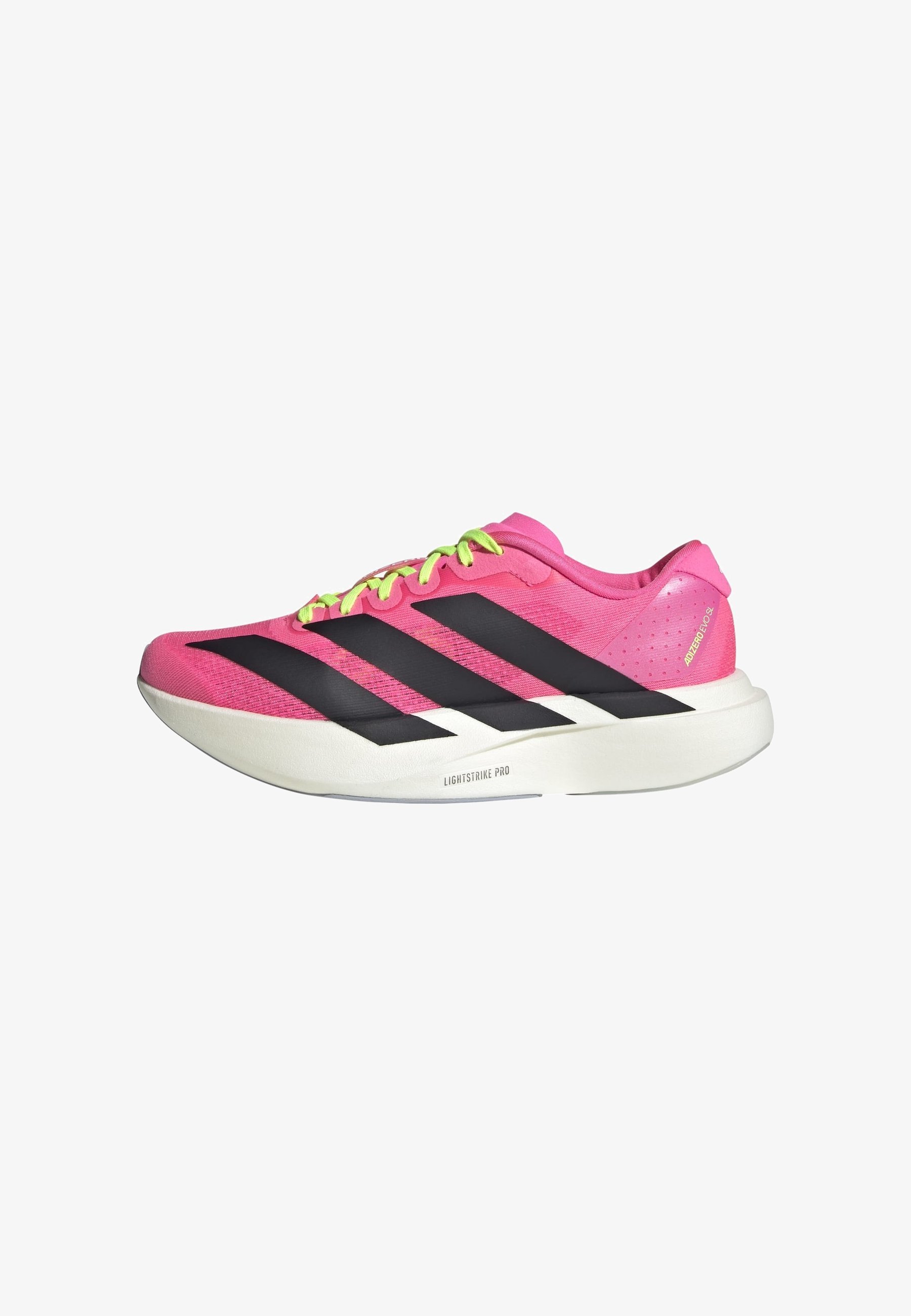 adidas Performance EVO SL ADIZERO UNISEX - Hardloopschoenen voor op de weg - lichtroze/zwart/voetwit