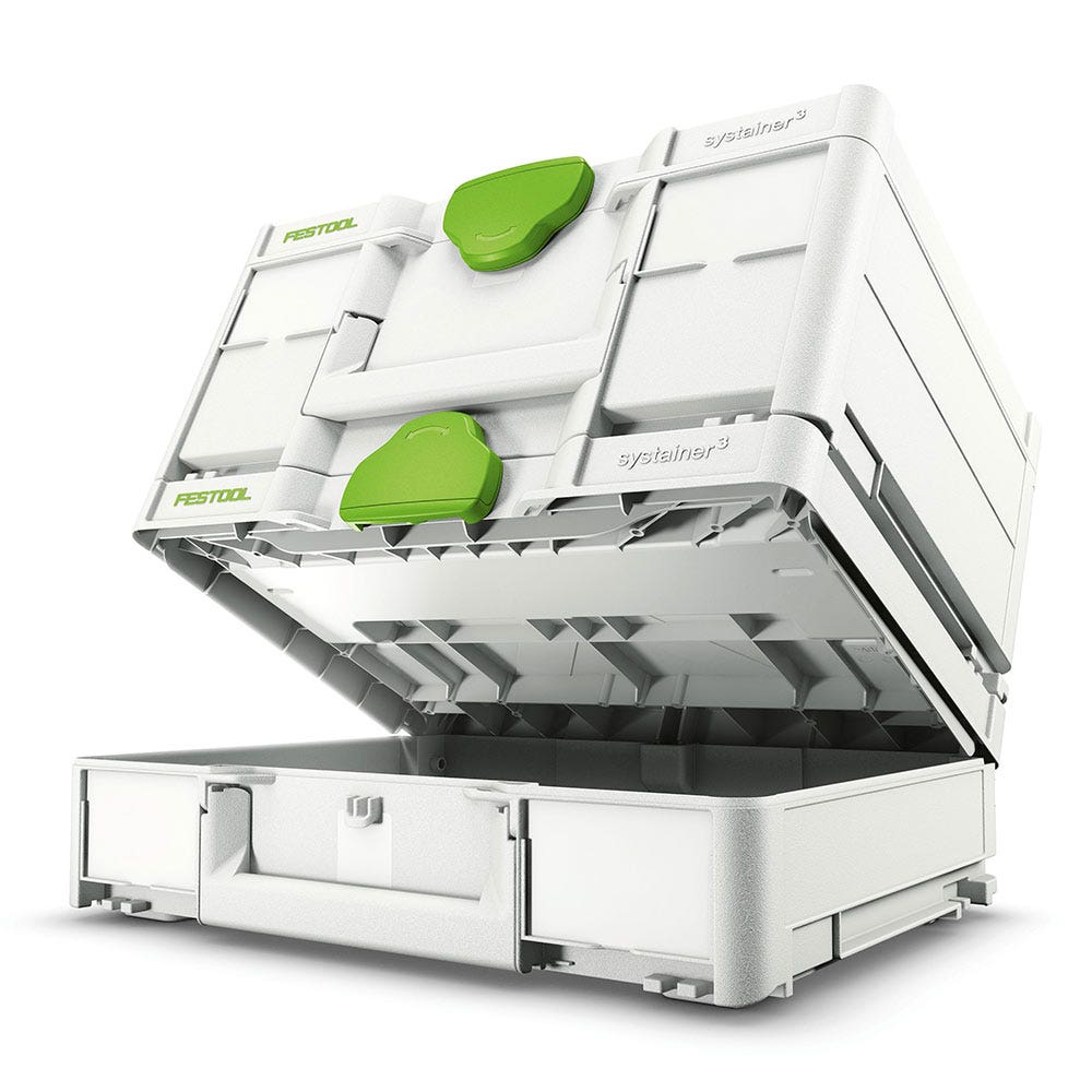 FESTOOL Systainer3 SYS 1 Mittlere Aufbewahrungsbox 112 mm x 396 mm 204840