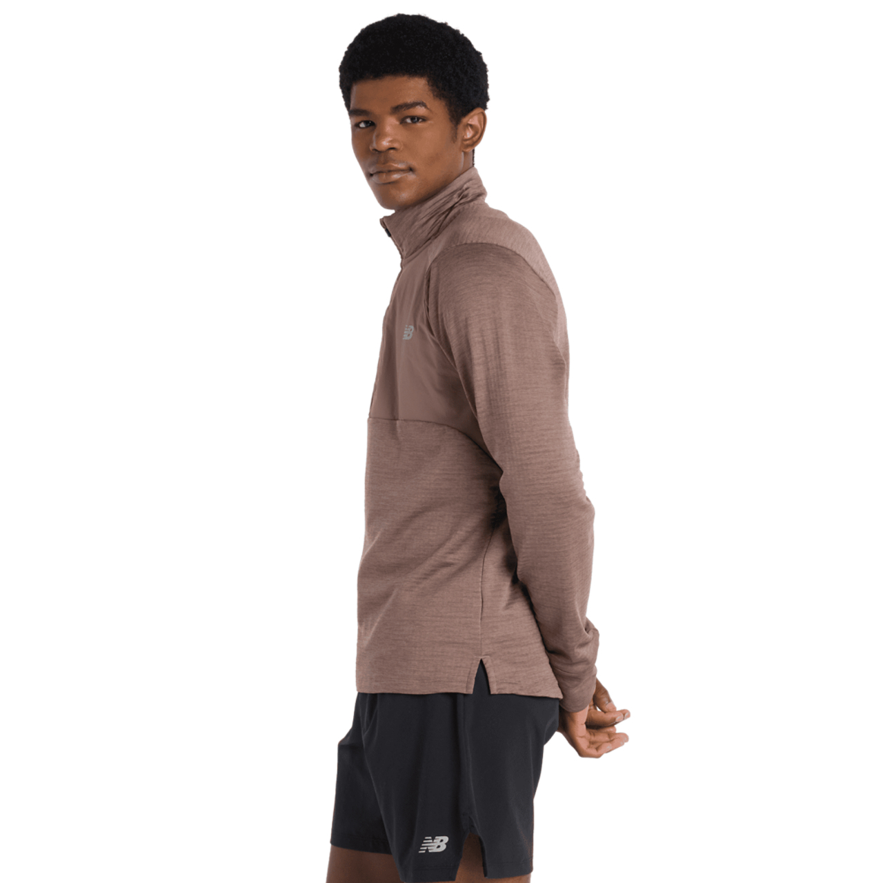 New Balance Athletics Heat Grid -half-vetoketjullinen urheilupaita