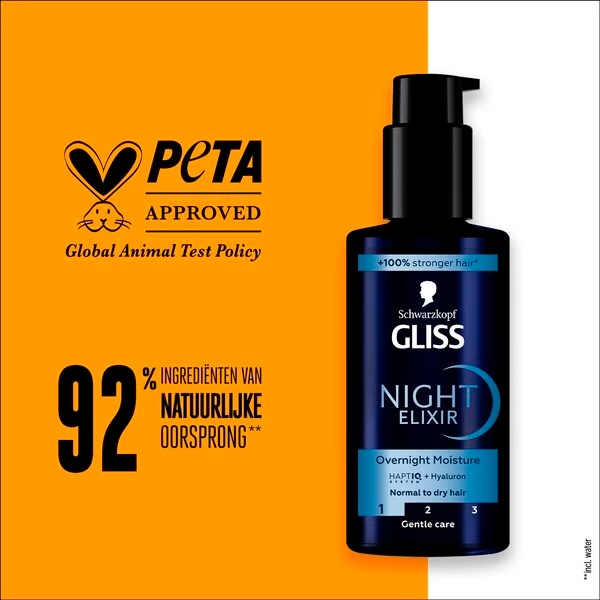 Gliss Overnight Moisture Night Elixir 100ml