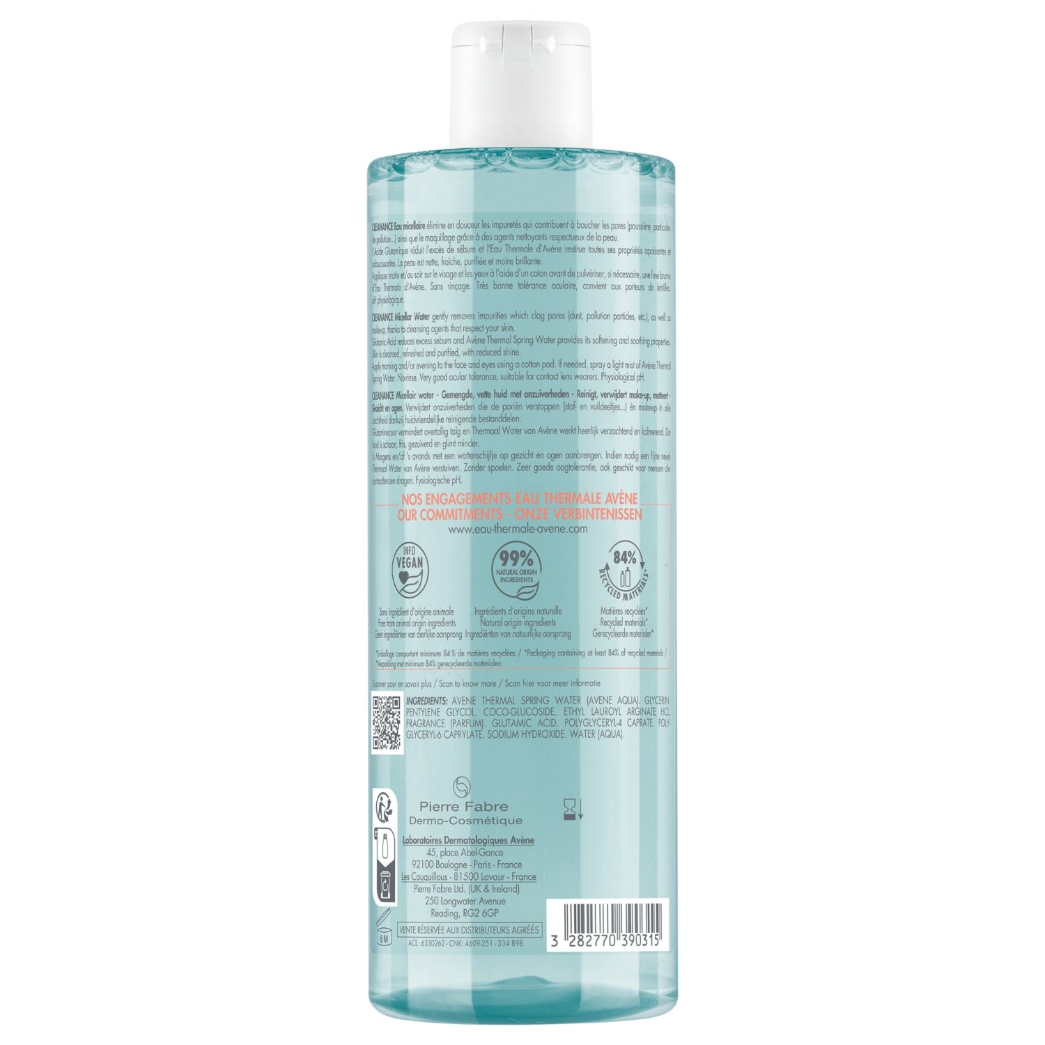 Avène micelarna voda za čiščenje - 400 ml