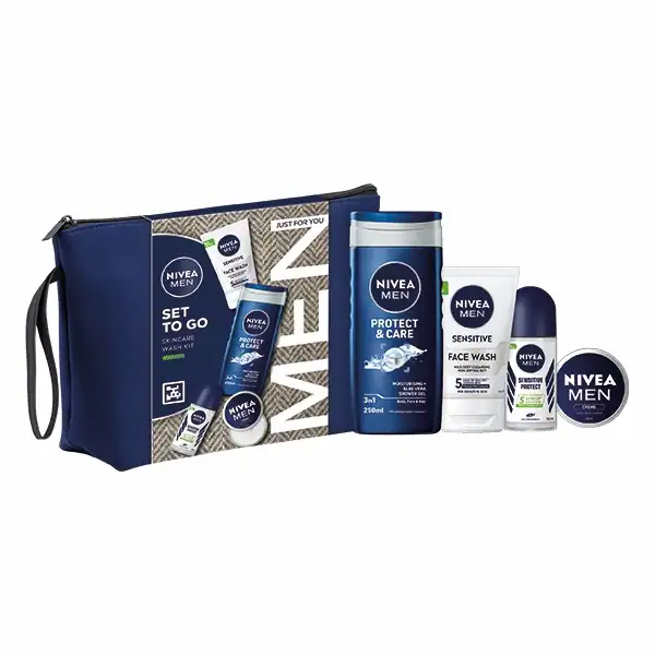 Nivea For Men Set To Go tisztítótáska