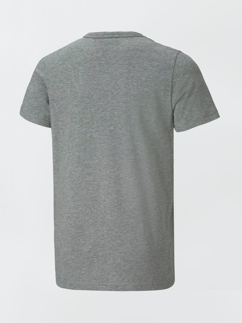 Effen 'Puma' T-shirt - GRIJS