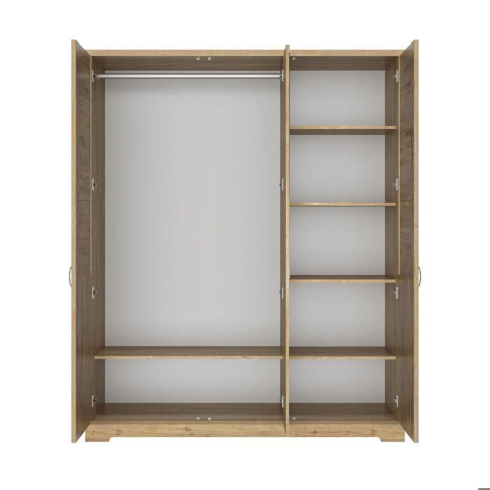 Armario - Gami - Wanda - 3 puertas - espejo - castaño marrón
