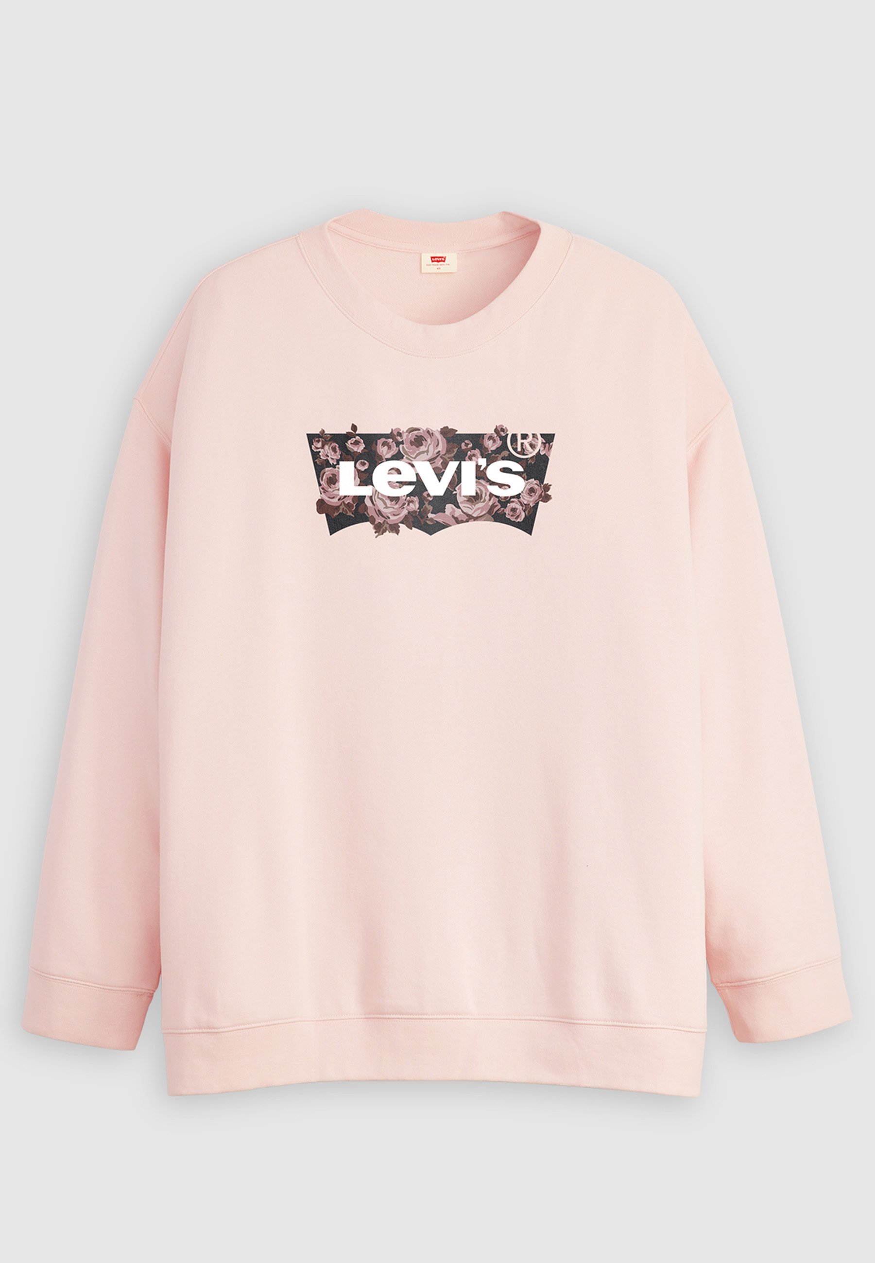 Felpa Levi's® Plus EVERYDAY CREW - rosa