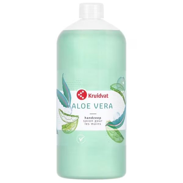 Náhradná náplň do mydla na ruky Kruidvat Aloe Vera 1000 ml