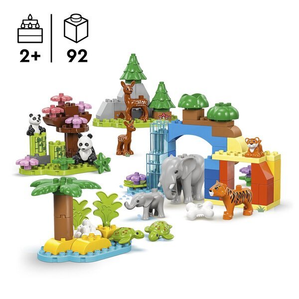 LEGO Duplo 10446 3-in-1 ģimenes savvaļas dzīvnieki<br>