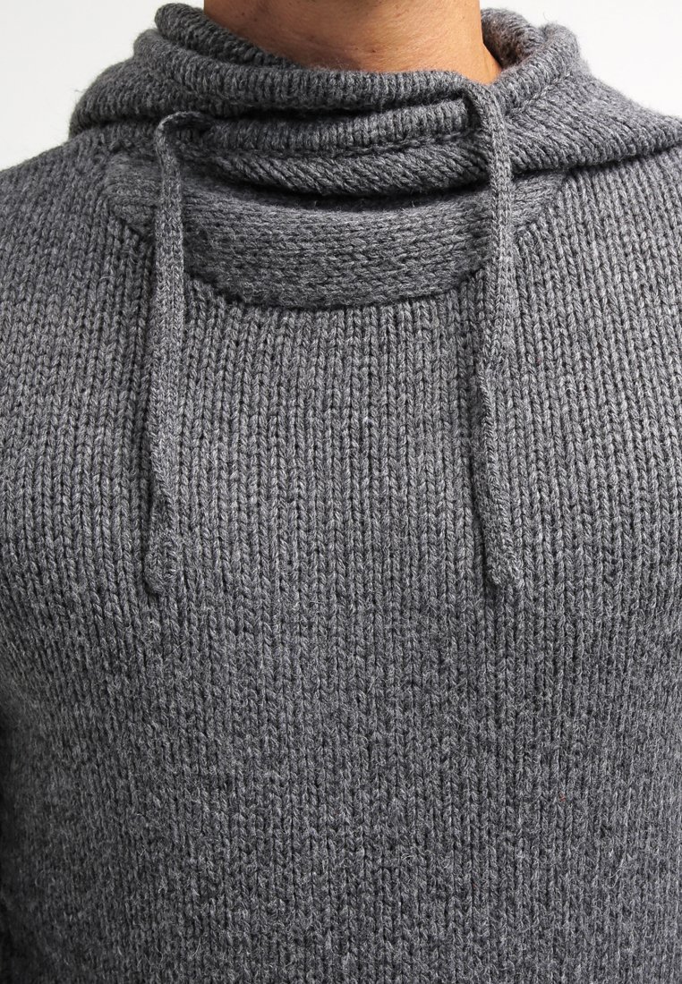 Pier One Hoodie - donkergrijs gemêleerd