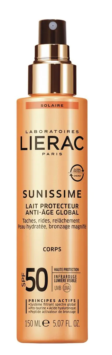 Lierac Sunissime Mleczko ochronne do ciała SPF50+