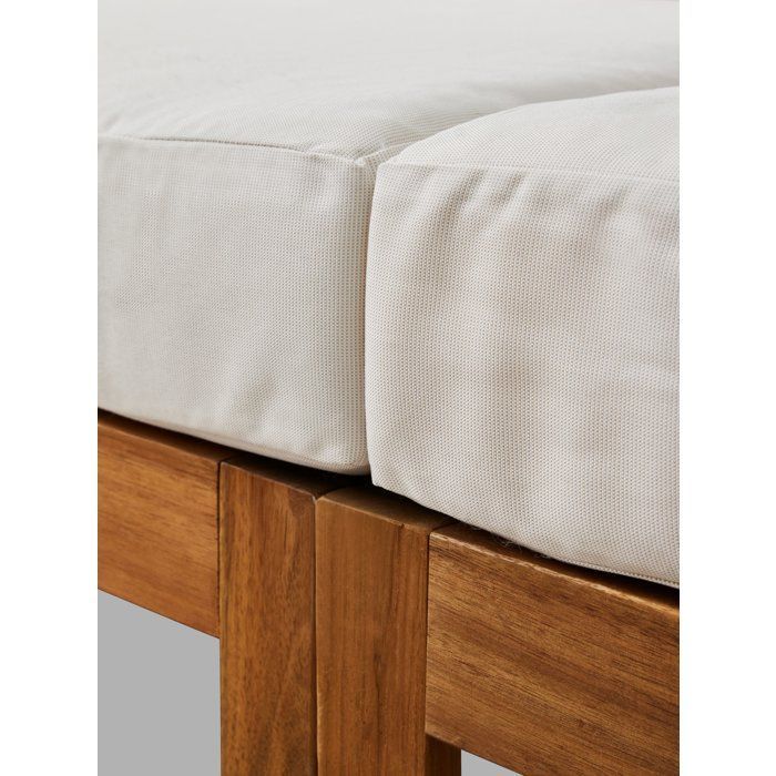 Set di mobili da giardino angolari modulari LEVATA CLASSIC - Legno di acacia certificato FSC - 5 posti - Beige