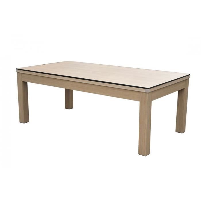 Meyer TableBillard – 183 cm (6 Fuß) Esstisch/Billardtisch – Buche – Graues Tuch – 183 x 103 x 80,5 cm