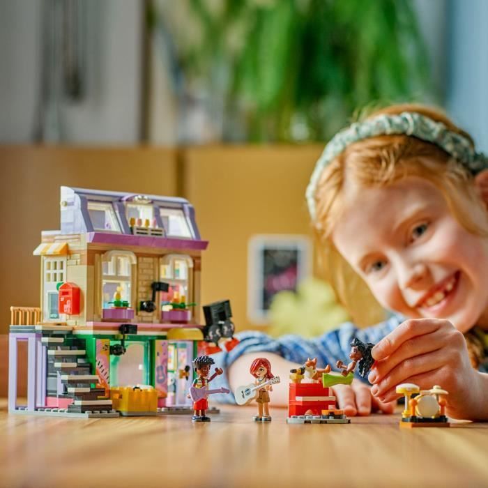 LEGO Friends 42653 Le Magasin de Musique et l’Appartement -dès 7 Ans