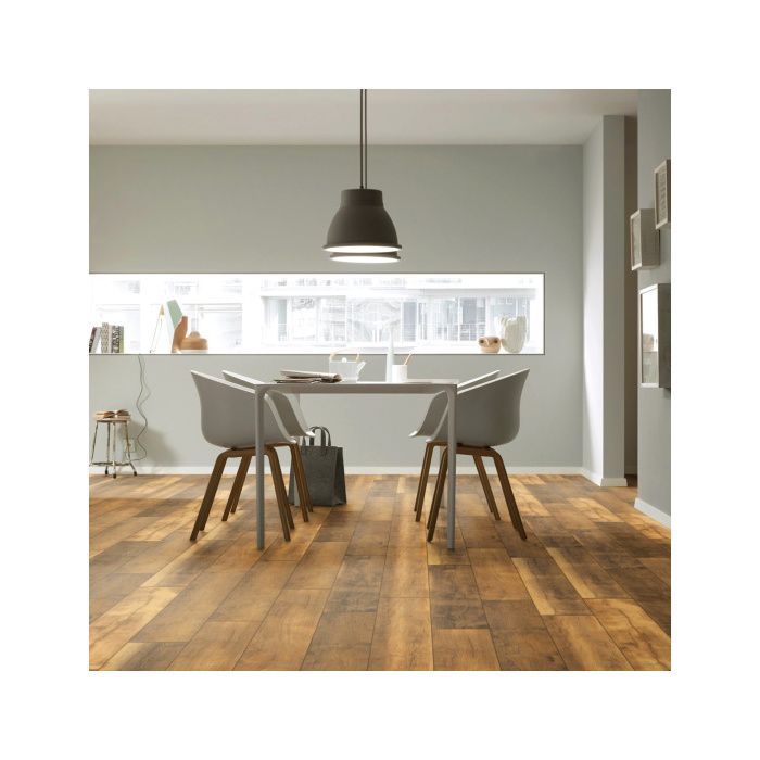 Suelo laminado - Cocina y baño - Tablones anchos - Roble Malibu - Paquete de 1.507 m²