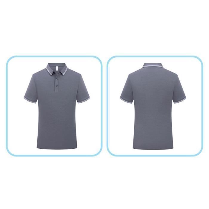 Conjunto de 5 polos de manga corta para hombre, ideales para el verano. Tejido elegante, transpirable y cómodo.