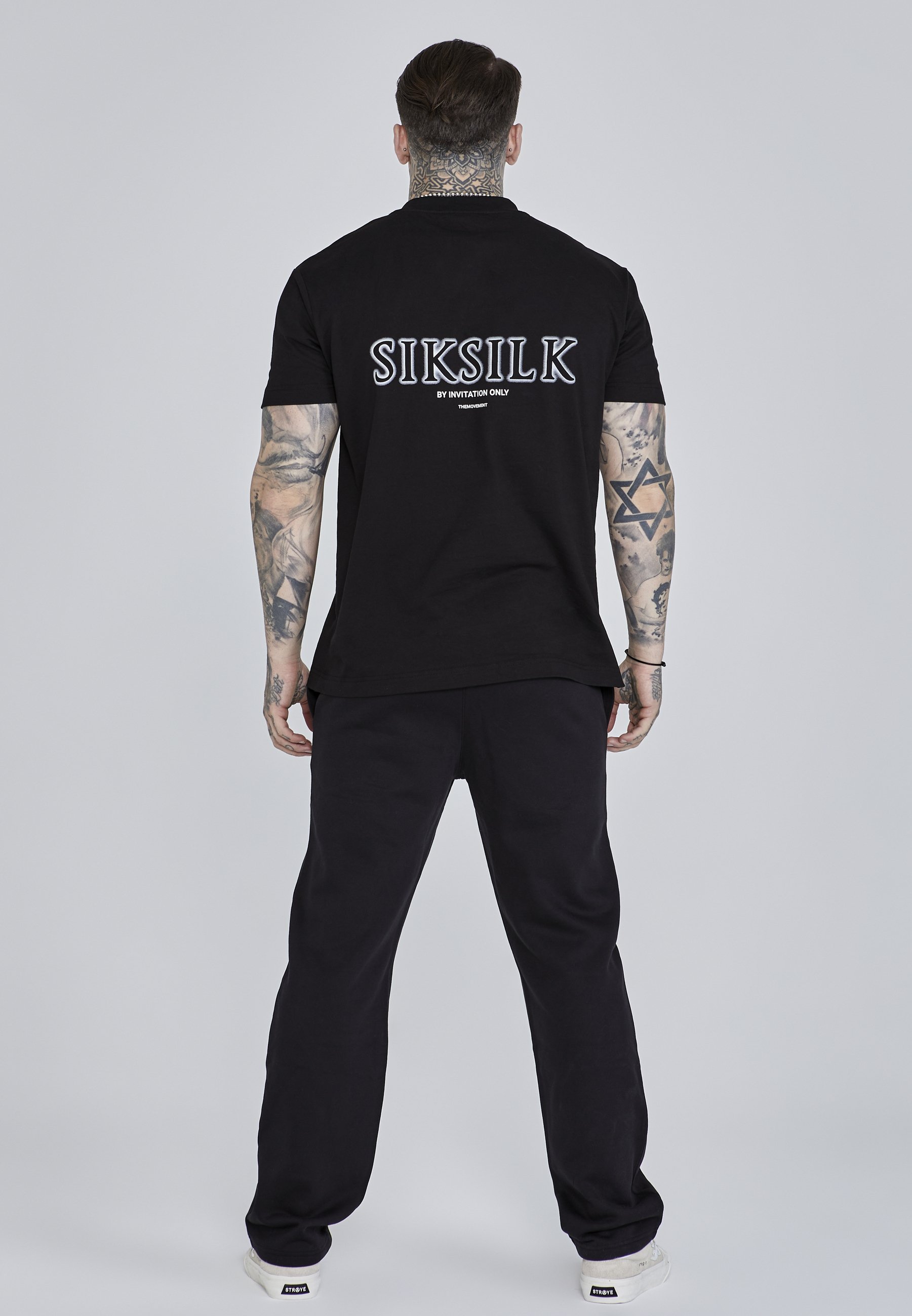 Calças de fato de treino SIKSILK - pretas