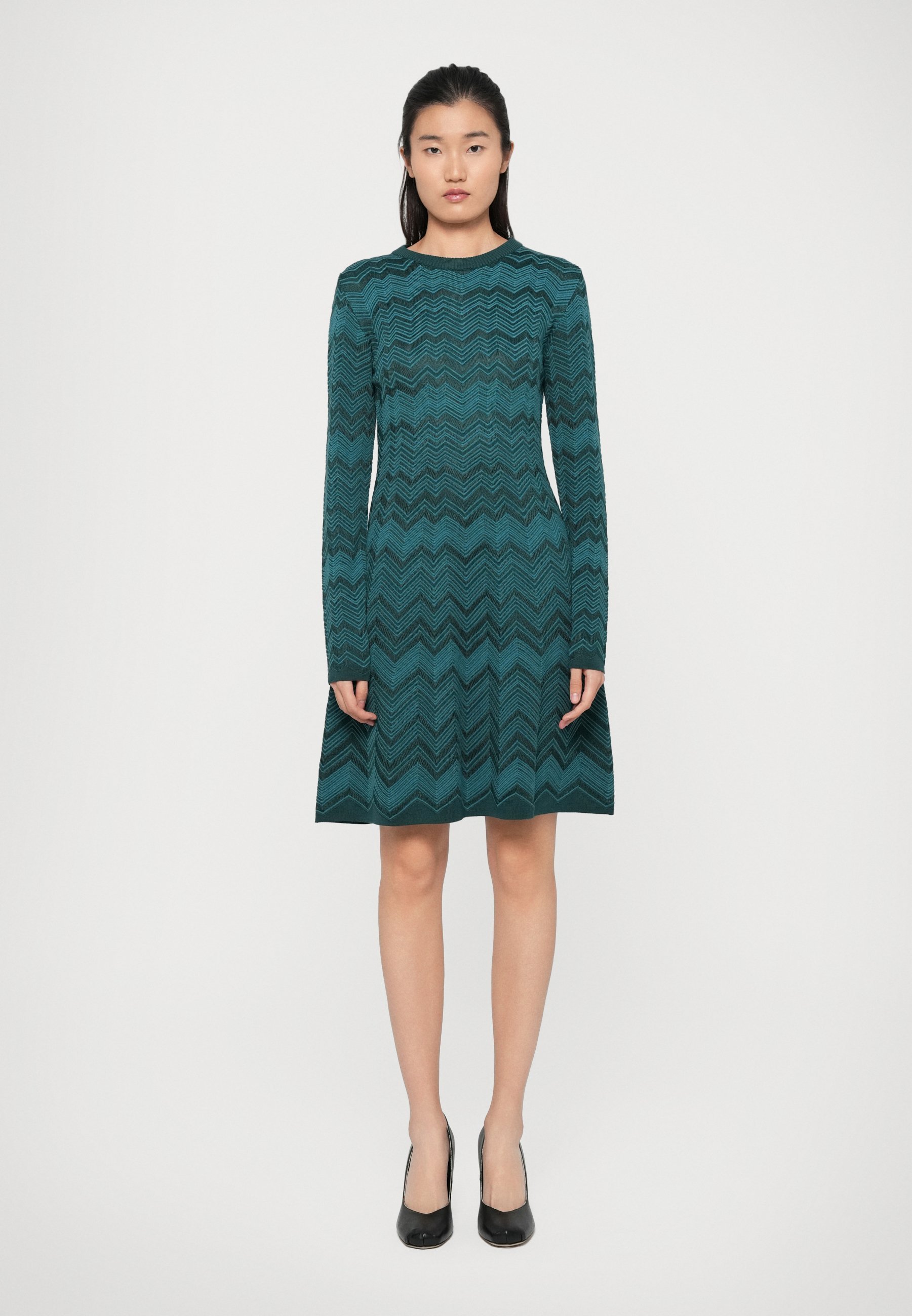 Robe courte Missoni - Robe-salopette - Vert uni