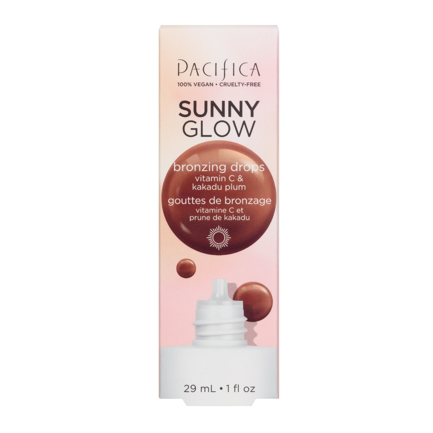 Pacifica Bronzer Sunny Glow kapi za bronziranje - 30 ml