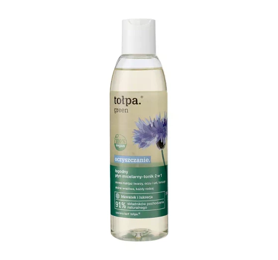 Tołpa Green Oczyszczanie łagodny płyn micelarny - tonik 2 w 1 200ml