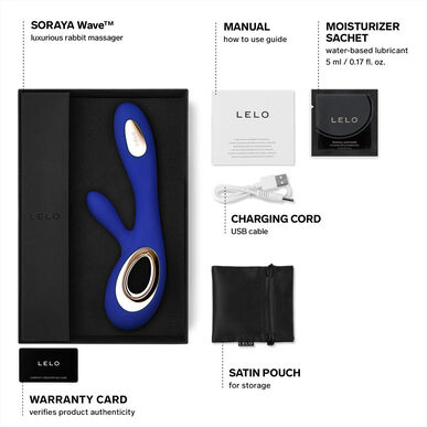 Lelo Klitorisstimulaattori Soraya Wave Midnight Blue 1 kpl 1 kpl