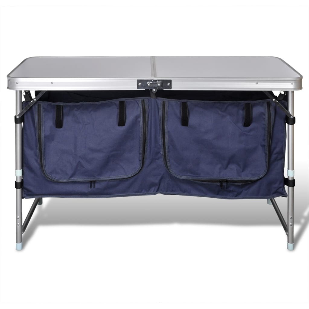 Vidaxl Armario De Camping Plegable Con Estructura De Aluminio