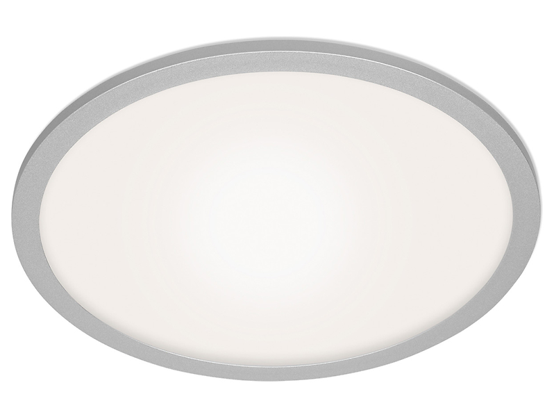 Plafon Piatto LED z pilotem zdalnego sterowania srebrny