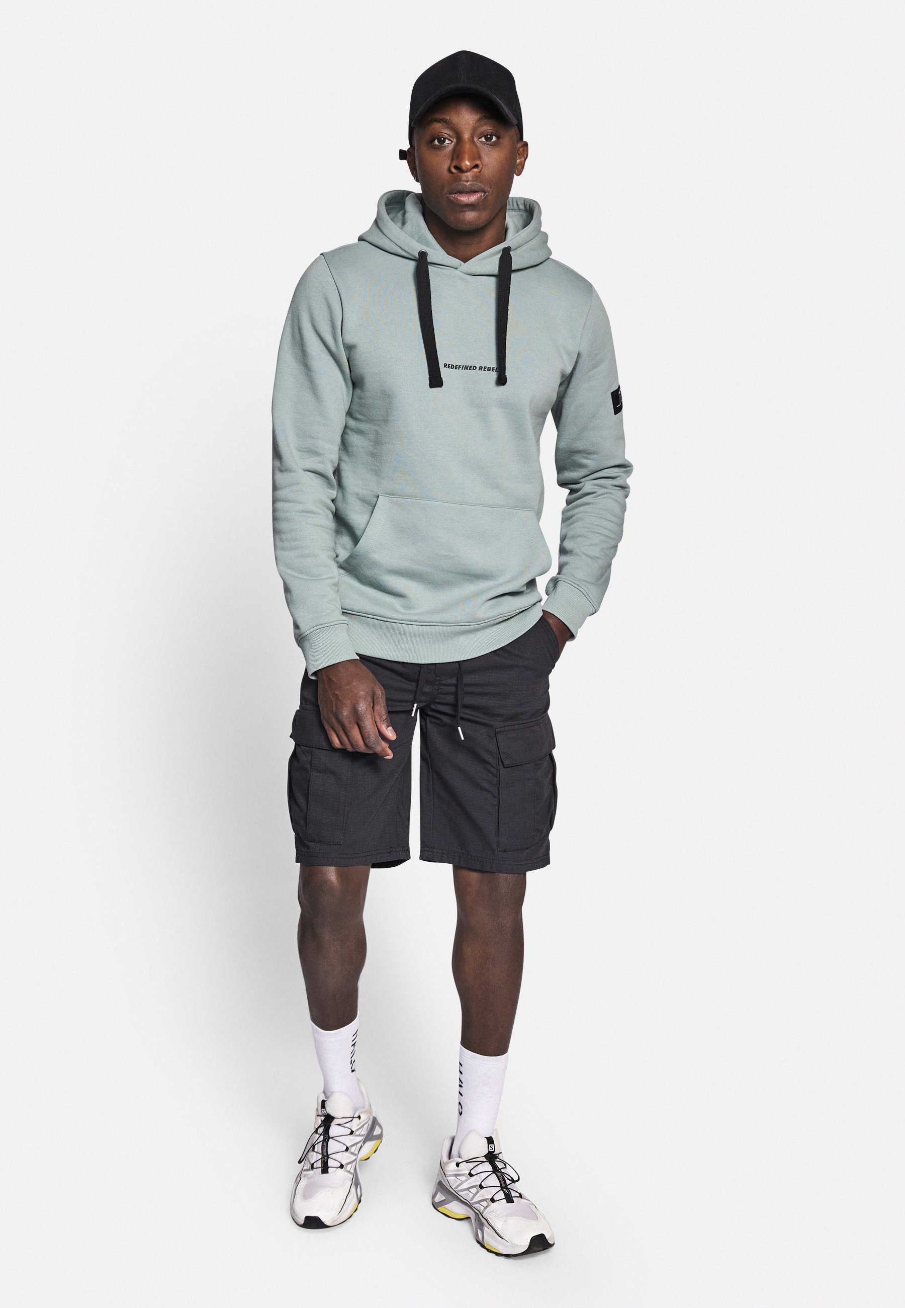 Redefined Rebel ALFRED - Hoodie - Mineralblau