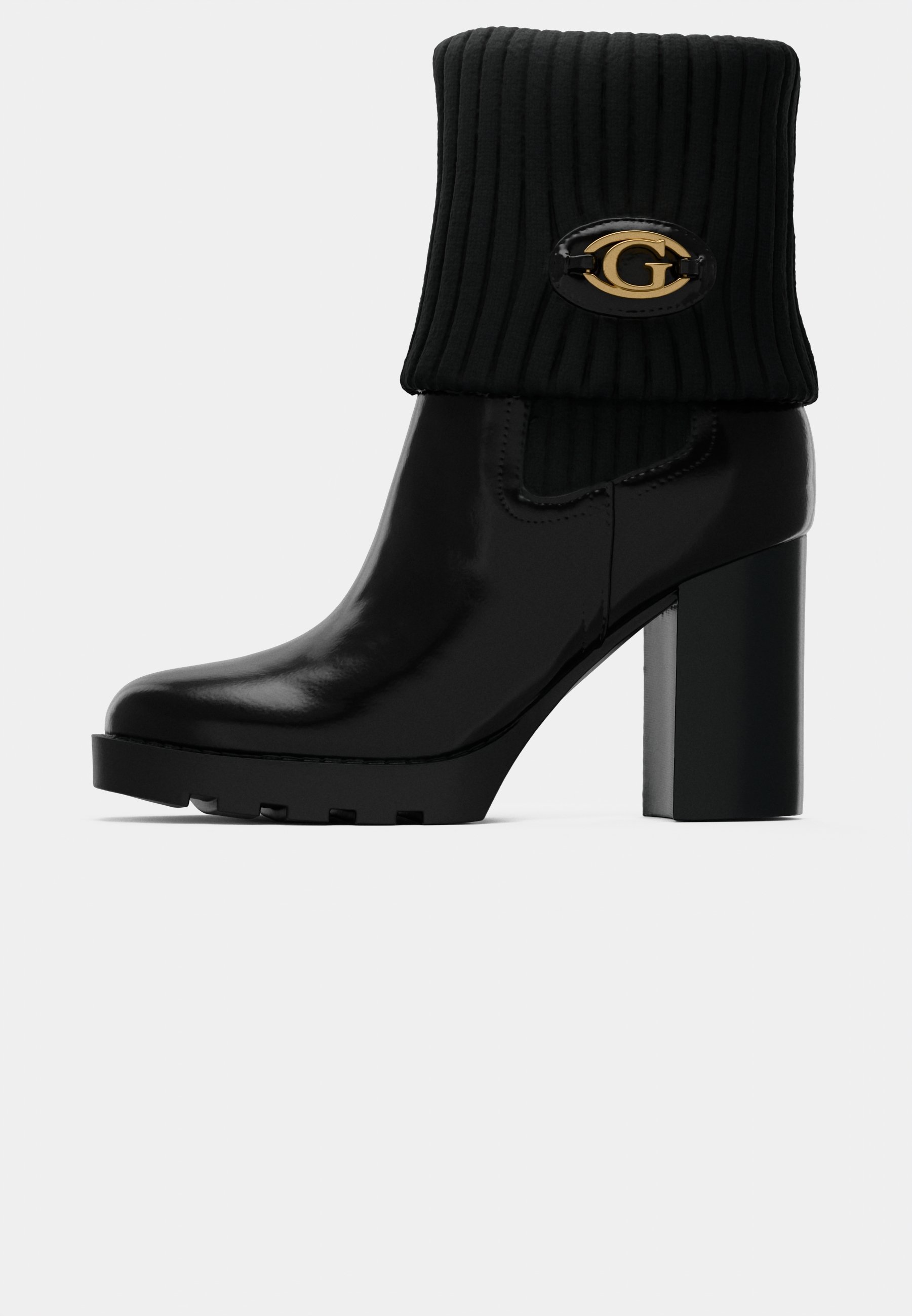 Guess NEASON - Plateau-Ankle-Boots - schwarz