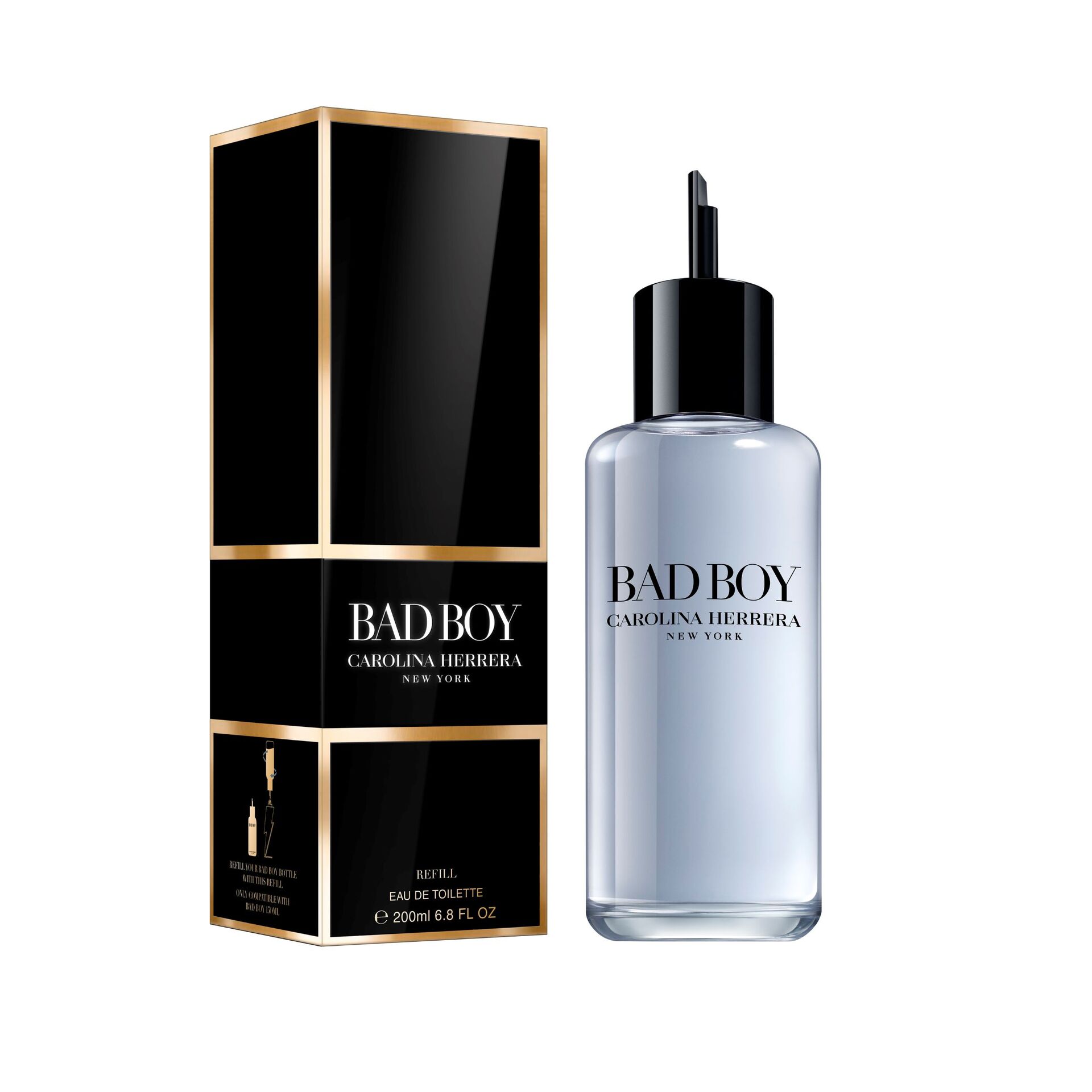 Bad Boy EdT Refill 200 ml - Carolina Herrera