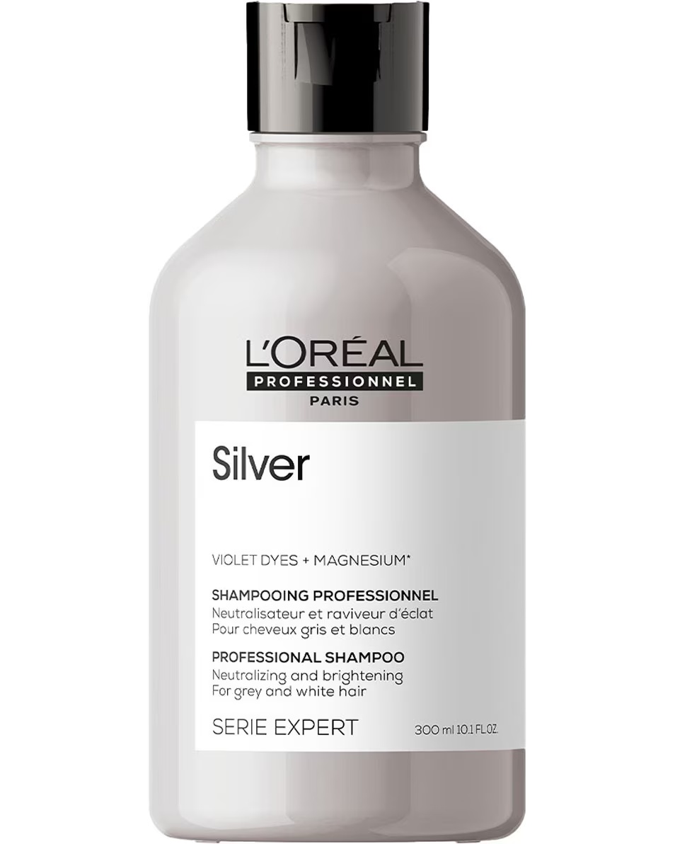 L'OREAL PROFESSIONNEL Silver Σαμπουάν για γκρίζα, λευκά ή ανοιχτόχρωμα ξανθά μαλλιά