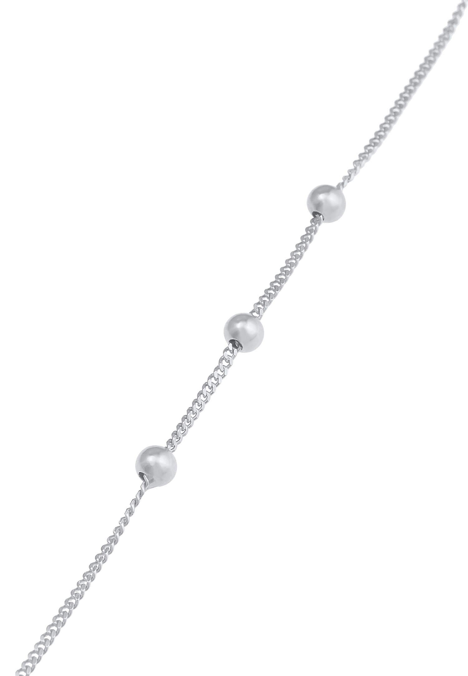 Elli Balles de trottoir pour dames Tendance de base ajustable en argent sterling 925 plaqué or