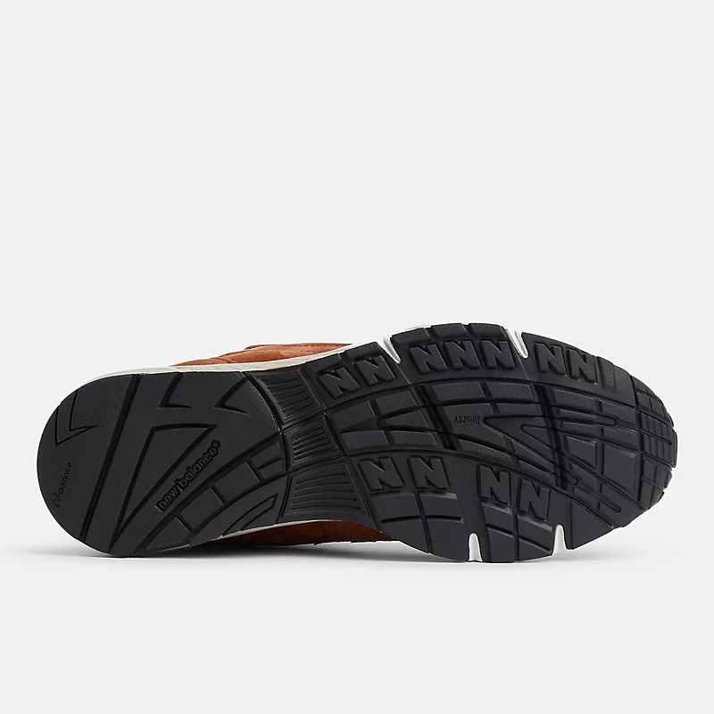Męskie buty MADE in UK 991v1 Underglassed - Sequoia med motywem Falcon i Atmosphere