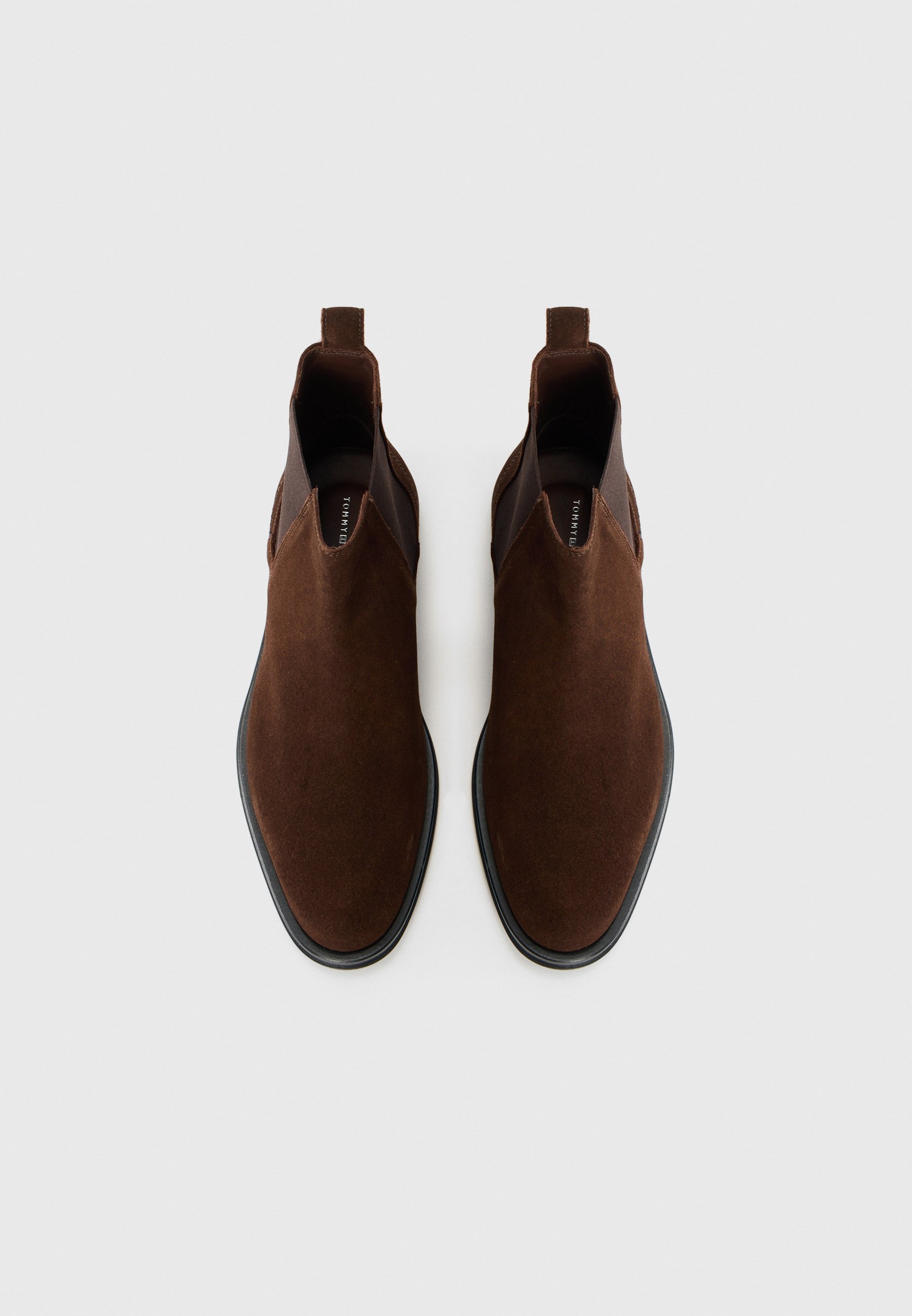 Tommy Hilfiger CORPORATE - Klassieke enkellaarsjes - cacao