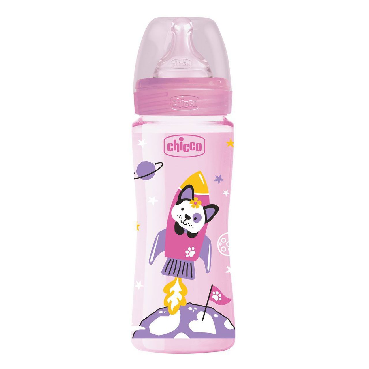 Butelka silikonowa Well-being 330 ml dla niemowląt 4m+
