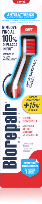 Escova de dentes Biorepair Sensitive Soft