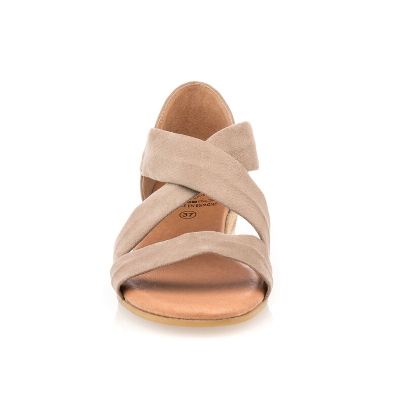 Brązowe sandały damskie / buty z odkrytymi palcami